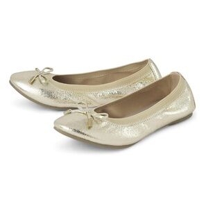 The Children’s Place Elegant Gold Ballet Flats